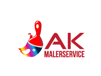 AK Malerservice logo design by akupamungkas