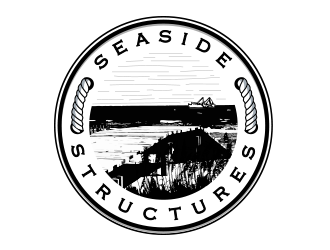 Seaside Structures  logo design by schiena