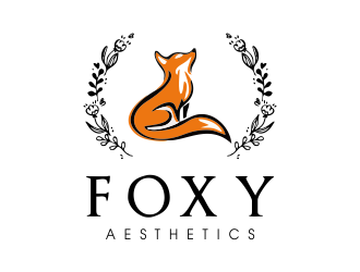 FOXY aesthetics logo design by JessicaLopes