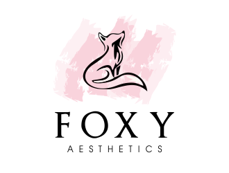 FOXY aesthetics logo design by JessicaLopes