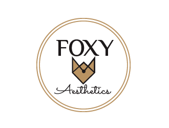 FOXY aesthetics logo design by bluespix