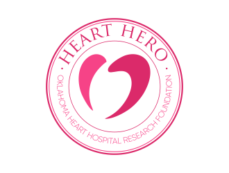Heart Hero Grateful Patient Program for the Oklahoma Heart Hospital Research Foundation logo design by qqdesigns