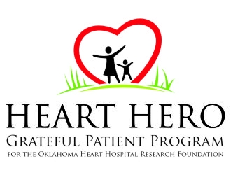 Heart Hero Grateful Patient Program for the Oklahoma Heart Hospital Research Foundation logo design by jetzu