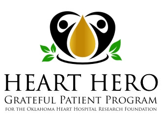 Heart Hero Grateful Patient Program for the Oklahoma Heart Hospital Research Foundation logo design by jetzu