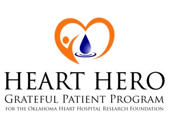 Heart Hero Grateful Patient Program for the Oklahoma Heart Hospital Research Foundation logo design by jetzu
