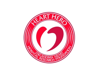 Heart Hero Grateful Patient Program for the Oklahoma Heart Hospital Research Foundation logo design by MarkindDesign