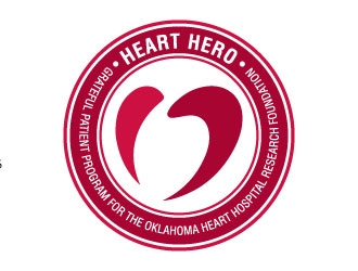 Heart Hero Grateful Patient Program for the Oklahoma Heart Hospital Research Foundation logo design by J0s3Ph