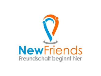 NewFriends (company name) Freundschaft beginnt hier. (Slogan) logo design by cikiyunn