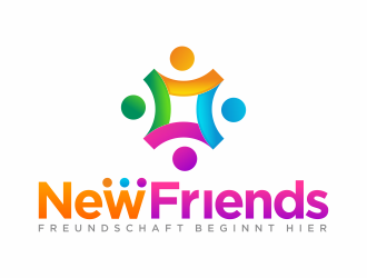 NewFriends (company name) Freundschaft beginnt hier. (Slogan) logo design by hidro