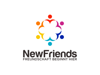 NewFriends (company name) Freundschaft beginnt hier. (Slogan) logo design by sitizen
