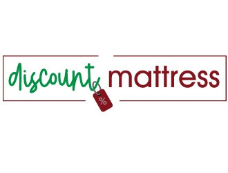 Discount Mattress logo design by Suvendu
