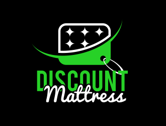 Discount Mattress logo design by serprimero