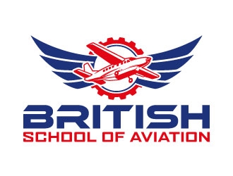 BRITISH SCHOOL OF AVIATION logo design by daywalker