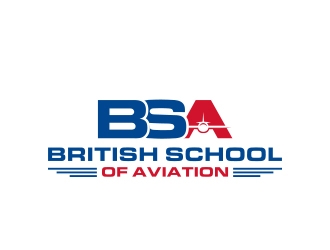 BRITISH SCHOOL OF AVIATION logo design by MarkindDesign