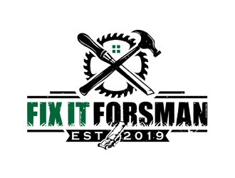 Fix It Forsman logo design by DreamLogoDesign