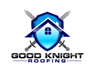 Good Knight Roofing logo design by THOR_