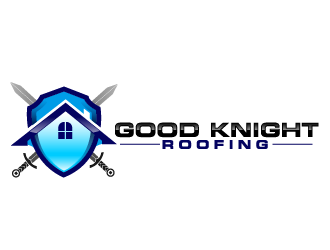 Good Knight Roofing logo design by THOR_