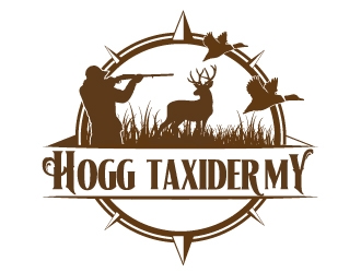 Hogg Taxidermy logo design by ElonStark