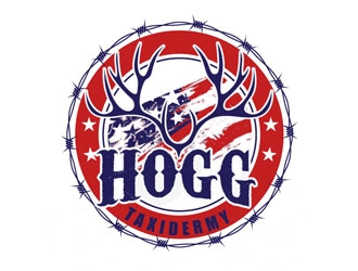 Hogg Taxidermy logo design by frontrunner