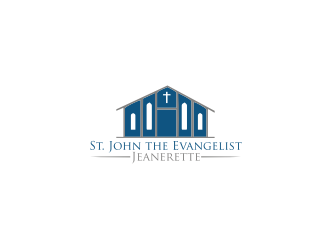 St. John the Evangelist, Jeanerette logo design by Diancox