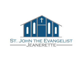 St. John the Evangelist, Jeanerette logo design by Diancox