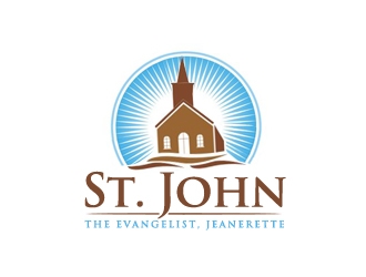 St. John the Evangelist, Jeanerette logo design by nikkl