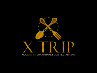 X Trip logo design by andriandesain
