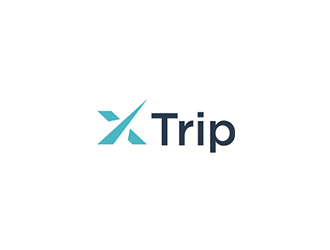 X Trip logo design by blackcane