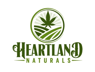 Heartland Naturals logo design by ElonStark