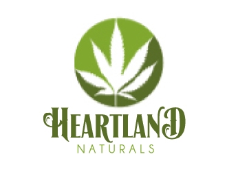 Heartland Naturals logo design by ElonStark