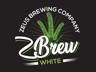 ZBrew White logo design by LogoInvent