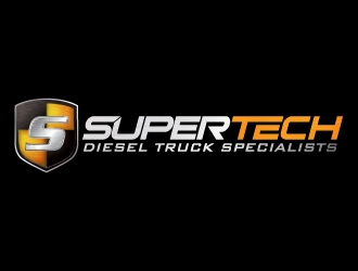 Supertech Diesel Truck Specialists logo design by jaize