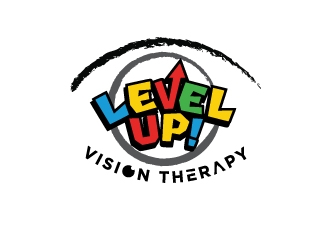 LEVEL UP! Vision Therapy logo design by Foxcody