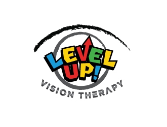 LEVEL UP! Vision Therapy logo design by Foxcody