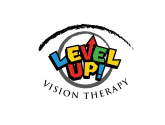 LEVEL UP! Vision Therapy logo design by Foxcody