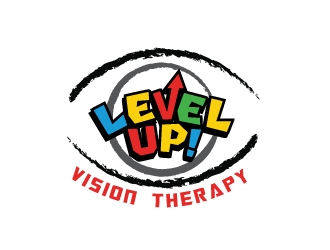 LEVEL UP! Vision Therapy logo design by Foxcody