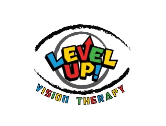 LEVEL UP! Vision Therapy logo design by Foxcody