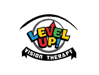 LEVEL UP! Vision Therapy logo design by Foxcody