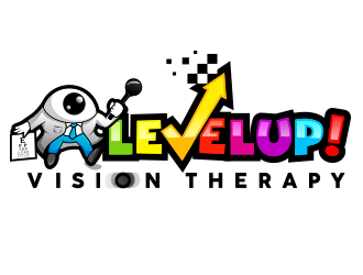 LEVEL UP! Vision Therapy logo design by schiena