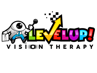 LEVEL UP! Vision Therapy logo design by schiena