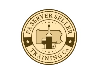 PA Server Seller Training Co. logo design by Mbezz