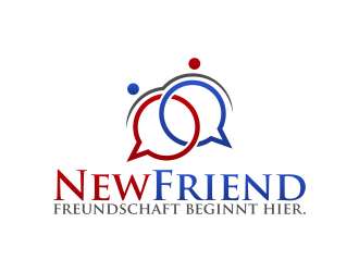NewFriends (company name) Freundschaft beginnt hier. (Slogan) logo design by Purwoko21