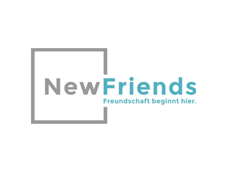 NewFriends (company name) Freundschaft beginnt hier. (Slogan) logo design by Kraken