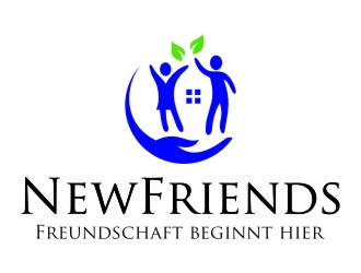 NewFriends (company name) Freundschaft beginnt hier. (Slogan) logo design by jetzu