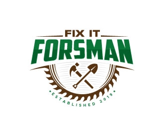Fix It Forsman logo design by sanworks