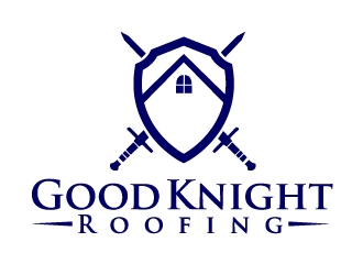 Good Knight Roofing logo design by ElonStark