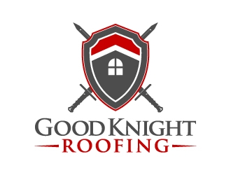 Good Knight Roofing logo design by jaize