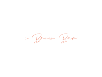 i Brow Bar logo design by bricton