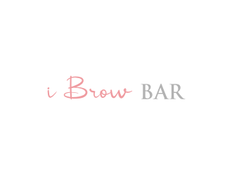 i Brow Bar logo design by bricton