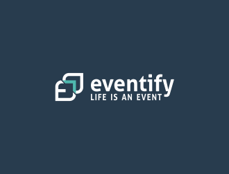 Eventify logo design by mybook.lagie